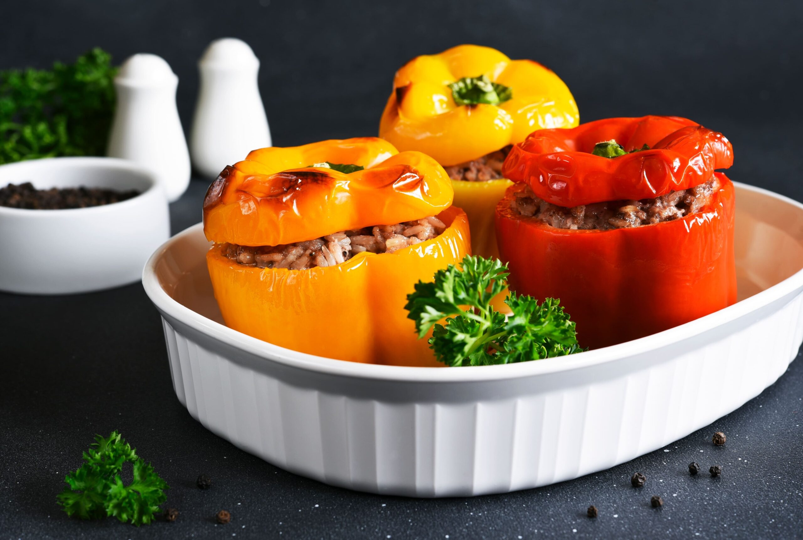 LAMB STUFFED PEPPERS