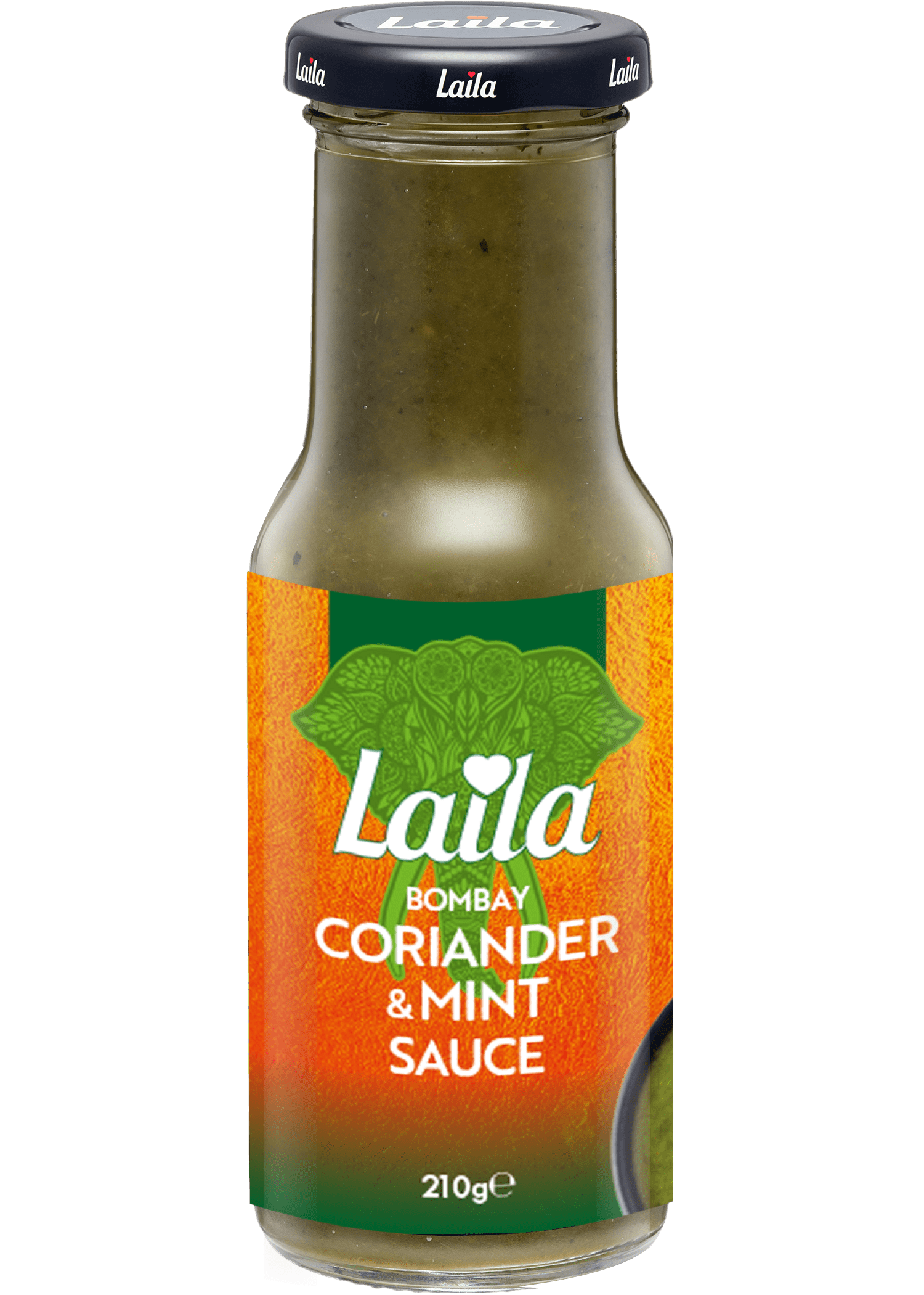 Laila Bombay Coriander & Mint Sauce 210g
