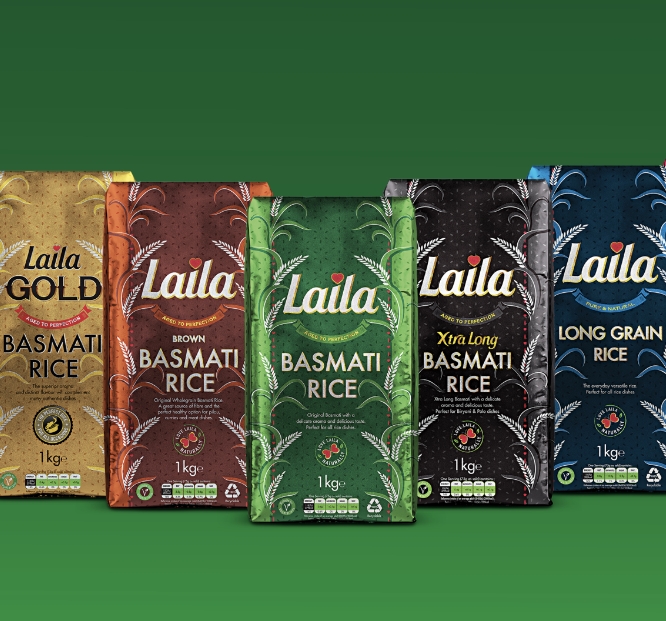 Laila fastest growing UK dry rice brand for 4 years running